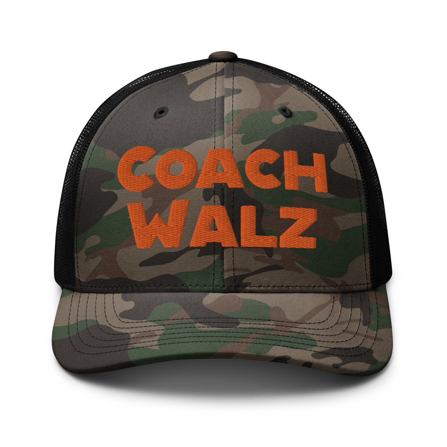 Coach Walz Camo Hat