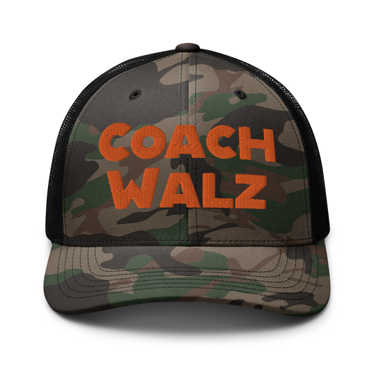 Coach Walz Camo Hat