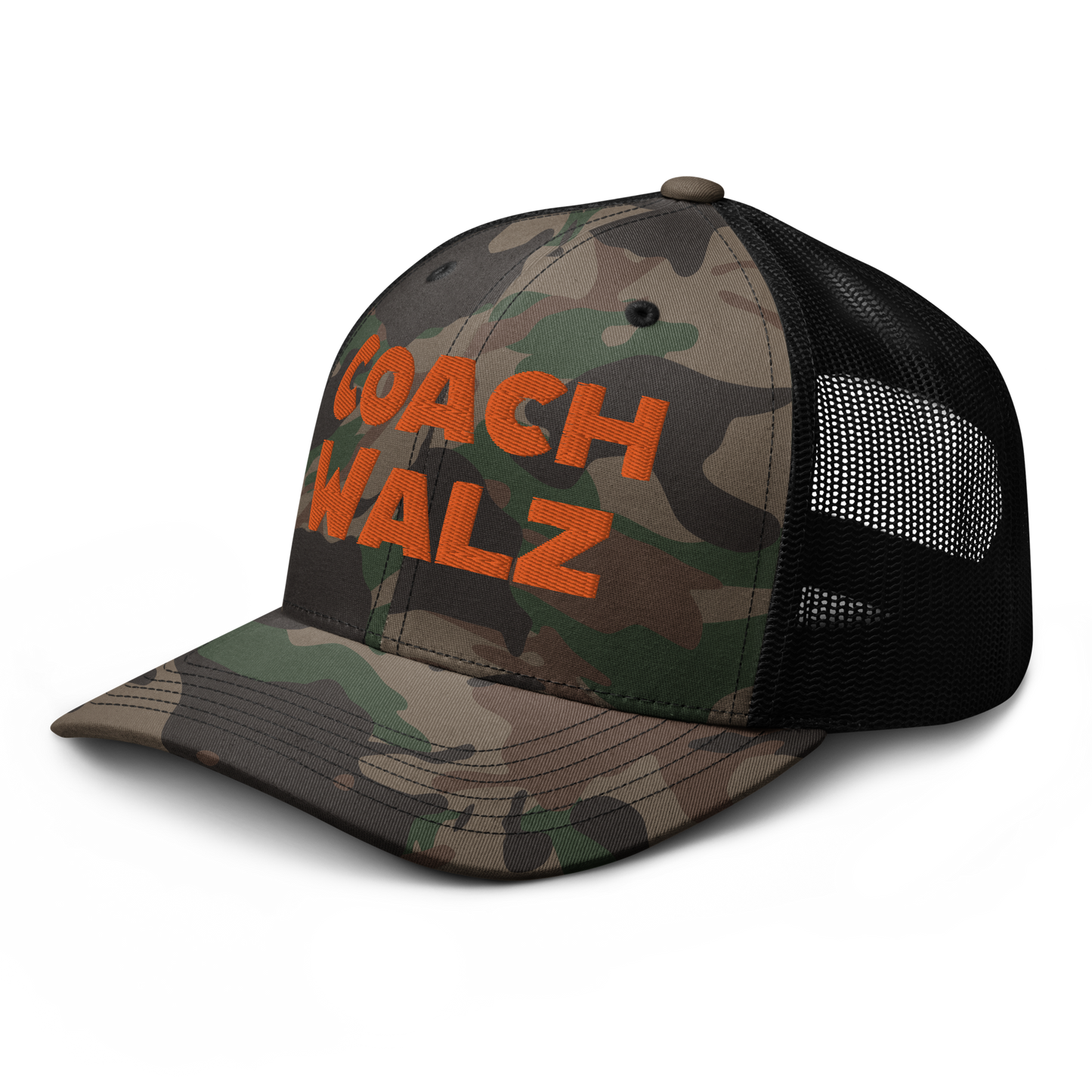 Coach Walz Camo Hat