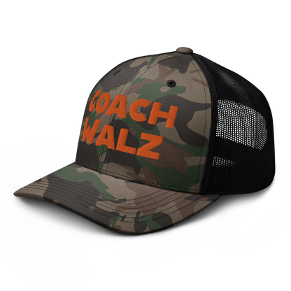 Coach Walz Camo Hat