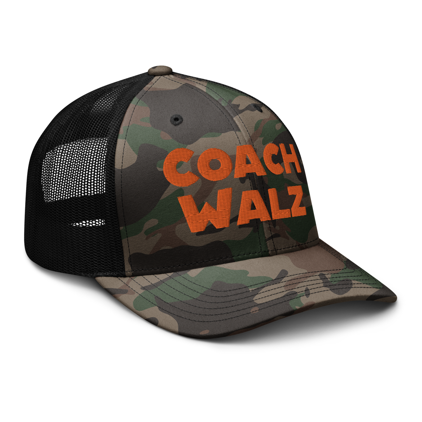 Coach Walz Camo Hat