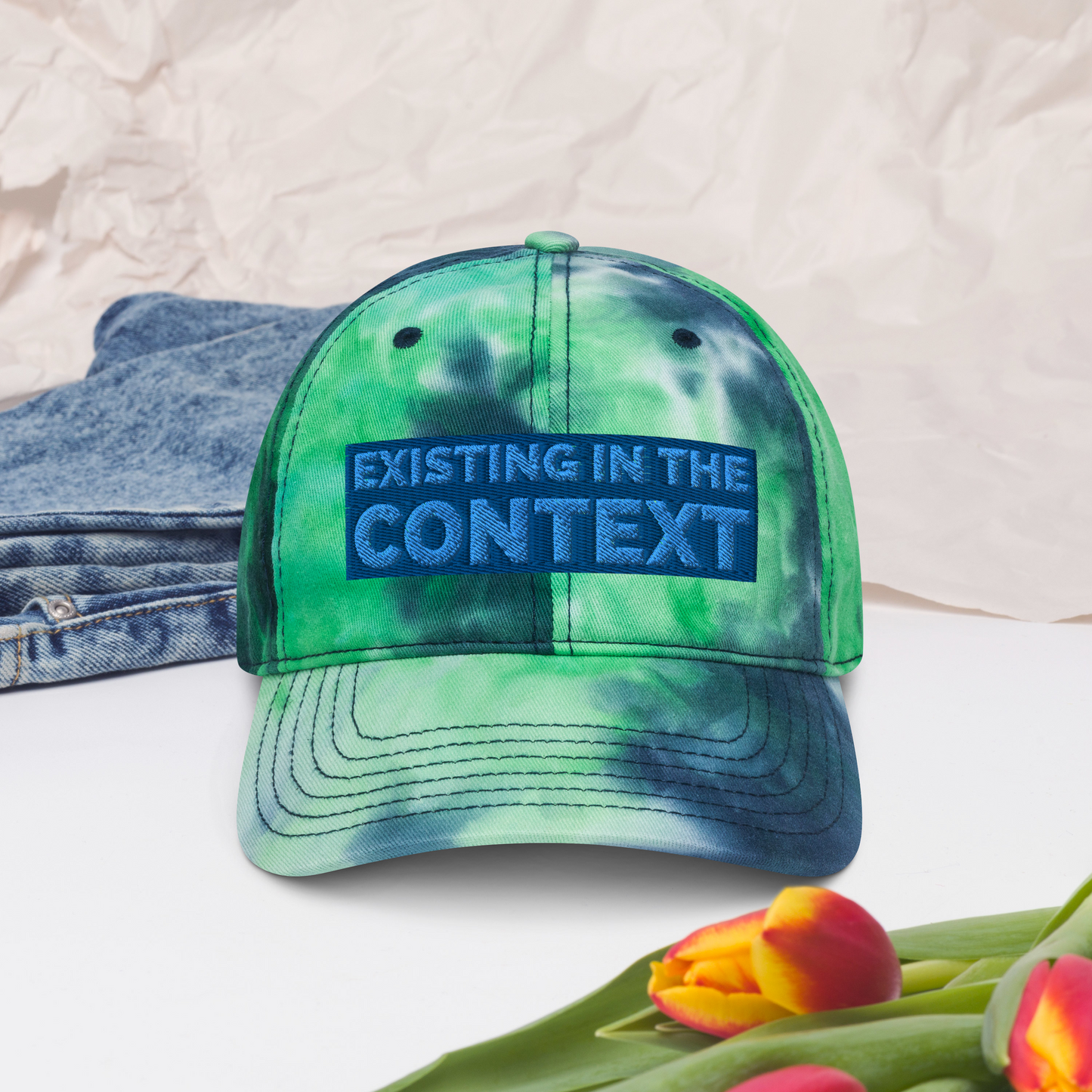 Contextual Tie Dye Cap